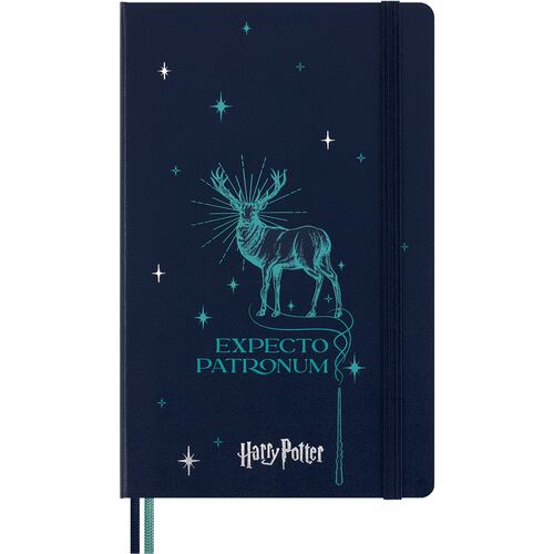 Libreta MOLESKINE Expecto Patronum Harry Potter de Pasta Dura