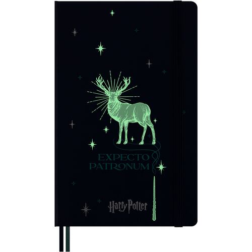 Libreta MOLESKINE Expecto Patronum Harry Potter de Pasta Dura
