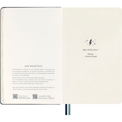 Libreta MOLESKINE Expecto Patronum Harry Potter de Pasta Dura