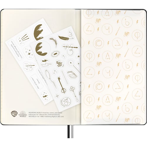 Kit de Regalo MOLESKINE con Libreta, Caja y Pluma Roller Lumos Harry Potter