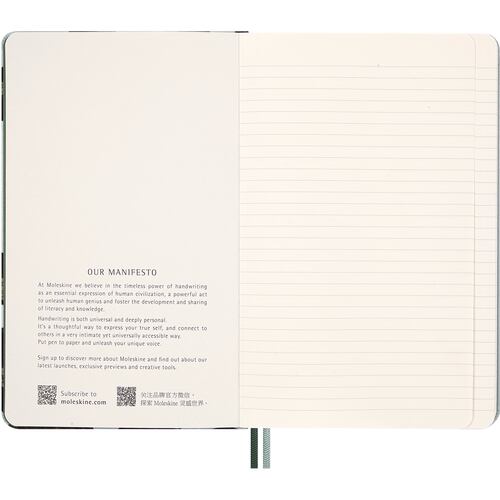 Libreta MOLESKINE de Serpiente con Hojas de Raya