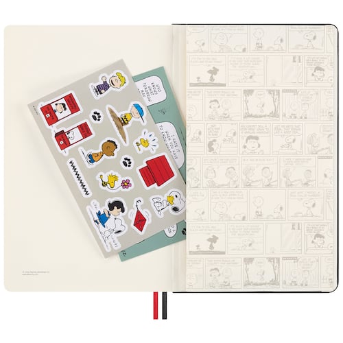 Libreta Peanuts Snoopy Grande Hoja Rayada