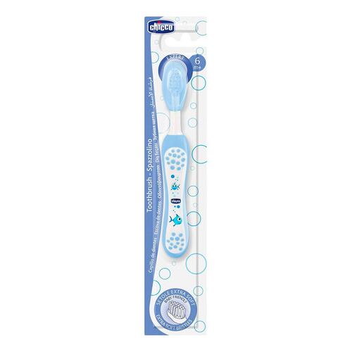 Cepillo de dientes azul para bebé Chicco
