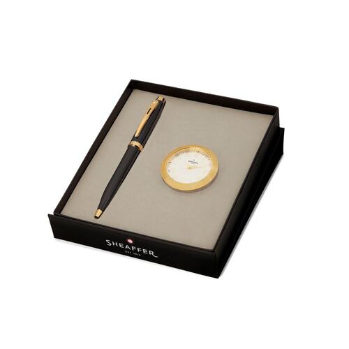 Set Bolígrafo Sheaffer S100 Negro y Reloj