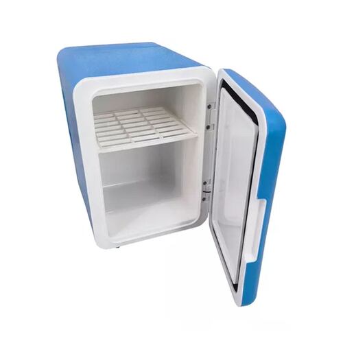Mini Refri Bud Light con bocina Bluetooth Azul