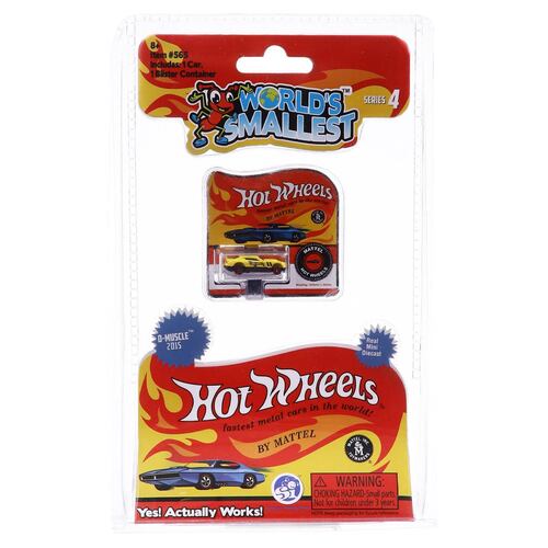 E6 worlds smallest hot wheels serie Novelty