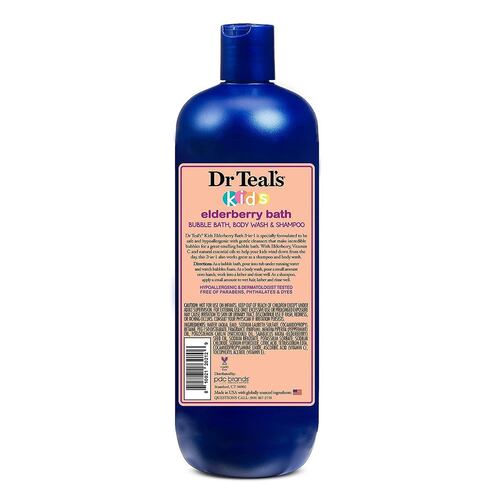 Jabón Corporal Edelberry y Vitamina C Dr Teal´s Kids 591ml