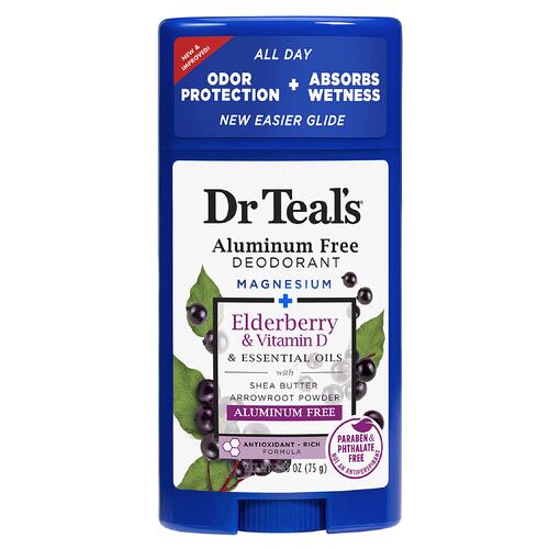 Desodorante de Saúco y Vitamina D en Barra para Mujer Dr. Teals