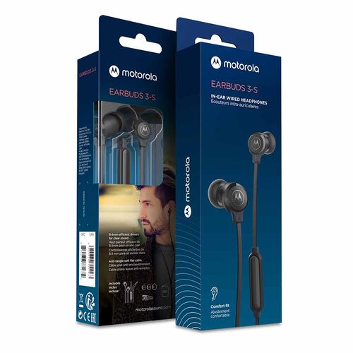 Audífonos Motorola Earbuds 3S Negro