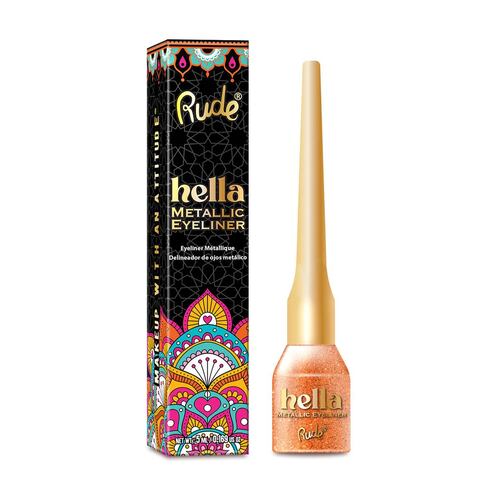 Delineador de Ojos Líquido Hella Metallic Amber Rude