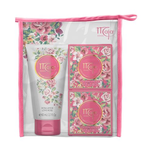 Kit Maja Love Rose con Crema y 2 jabones