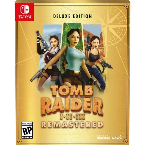 Set de Colección Tomb Raider I-II-III Remastered Edición Delux NSW Nintendo Switch