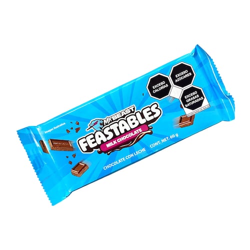 Tablilla de Chocolate con Leche Mr Beast 60 gr FEASTABLES