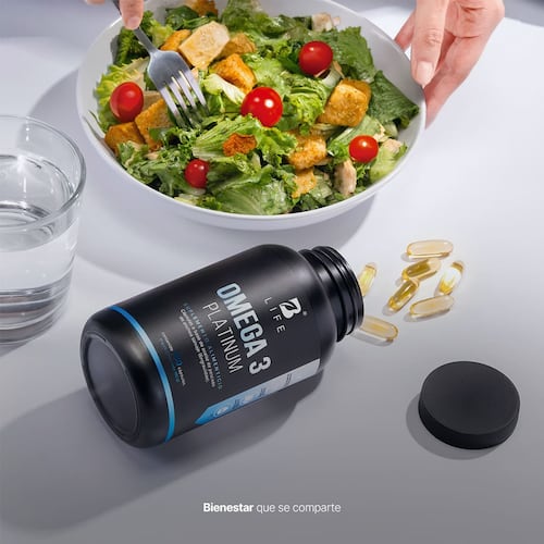 Omega 3 Platinum 180 Cápsulas B Life