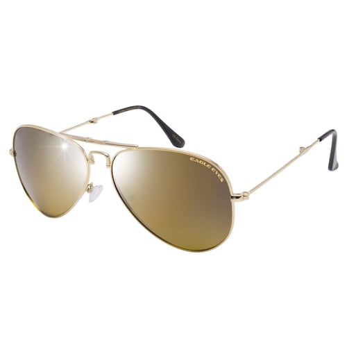 Lentes Eagle Eyes Aviator Fold-Up Gold Gradient Inova