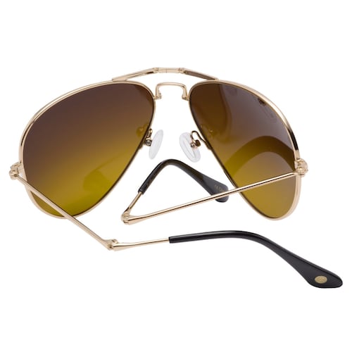 Lentes Eagle Eyes Aviator Fold-Up Gold Gradient Inova