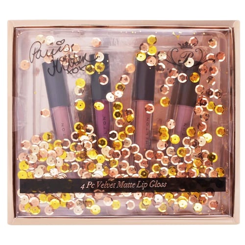 Paris Hilton 4 pc Velvet Matte Lip Gloss