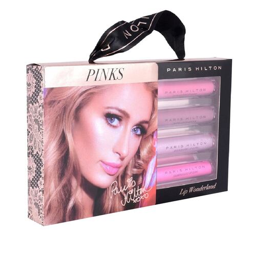 Estuche Paris Hilton Make Up Lip Wonderland Set Pink