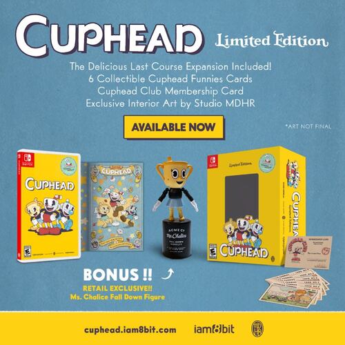 Cuphead Edición Limitada - Nintendo Switch