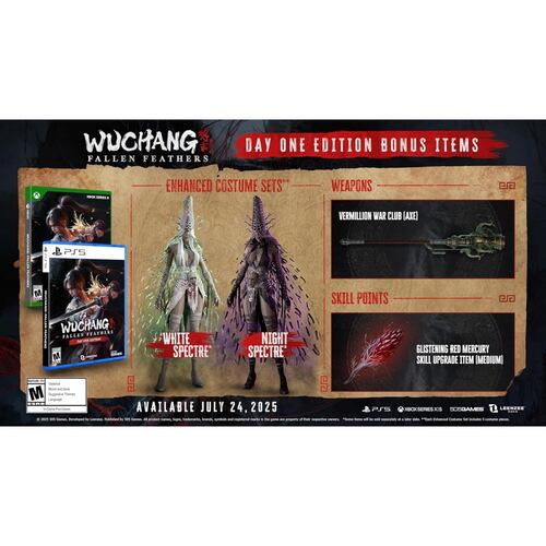 Preventa /Videojuego Wuchang Fallen Feathers Day One Edition para PS5