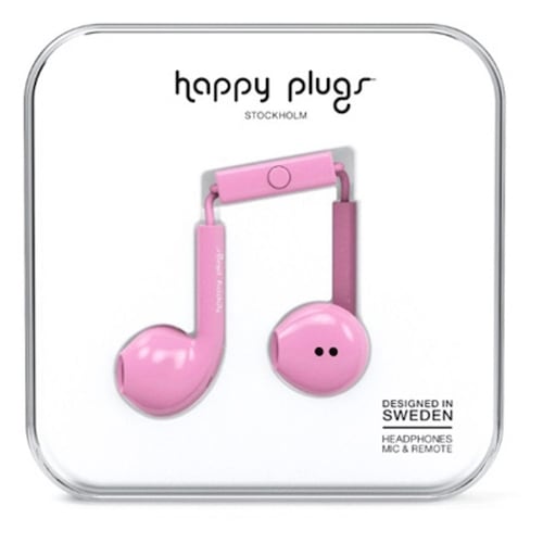 Audífonos Happy Plugs Earbud+ Rosa