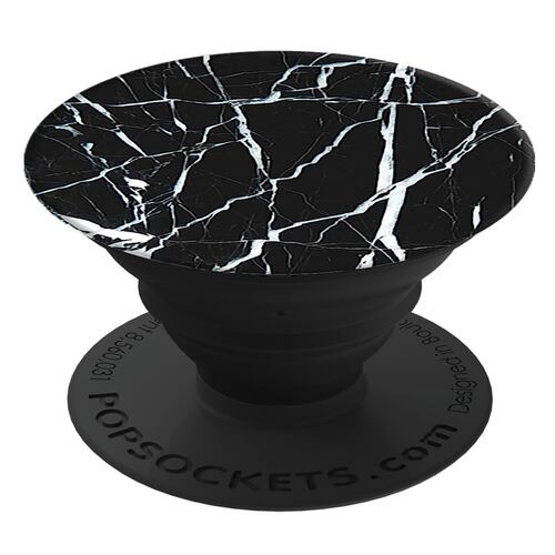 Soporte Celular Stone Black Marble