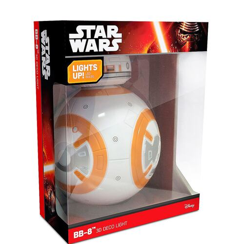 Lámpara 3D  star wars BB8