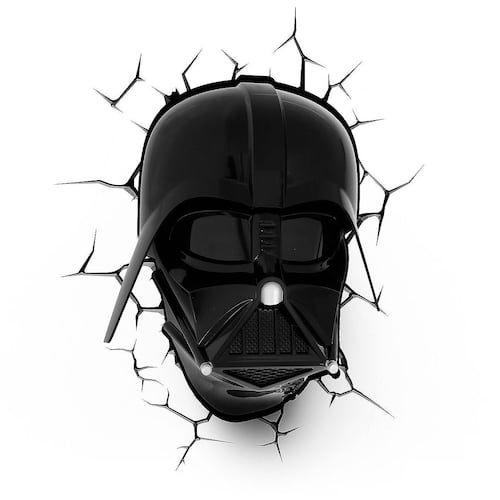 Lámpara 3D star wars casco de Darth Vader