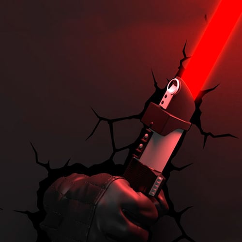 Lámpara 3D  - star wars sable de darth vader