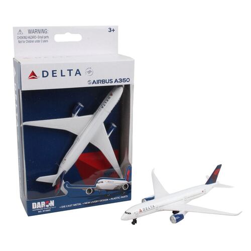 Avión de Juguete Coleccionable delta A350 Single Plane Mod RT4995