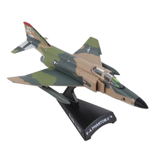 Avión de Juguete Coleccionable Postage Stamp F-4 Phantom Ii 1/155 Af-66408 Sea Camo Mod PS5384-6