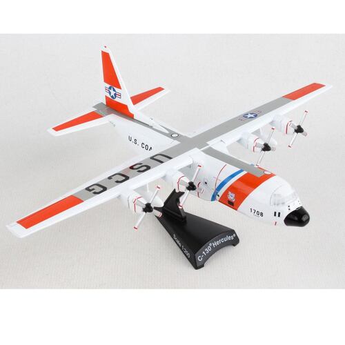 Avión de Juguete Coleccionable Postage Stamp C-130 Uscg 1/200 Mod PS5330-5