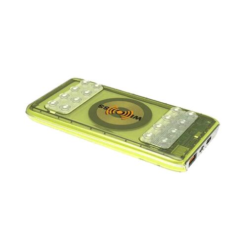 Batería Portátil Suction Wireless 8000mAh Neón Yellow Candywirez