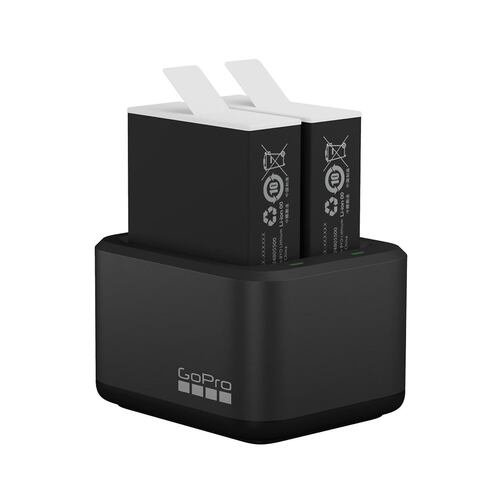 Cargador GoPro de batería dual y baterías Enduro