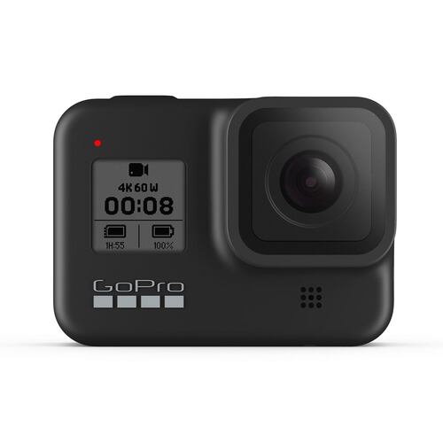 Videocamara GoPro Hero 8 black con funda y batería adicional