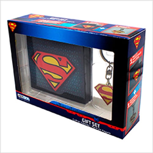 Set Cartera Llavero Superman Abysse
