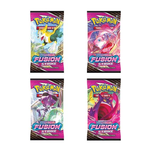 Sobre Cartas de Juego Pokemon TCG Fusion Strike Booster