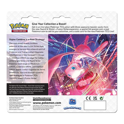 Paquete de Sobres Pokémon TCG Fusion STRIKE