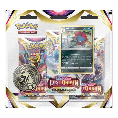 PTCG Lost Origin 3-pack blister