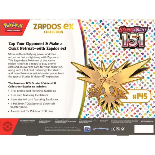 PTCG S&V 151 Collection Zapdos Ex Premium Collection