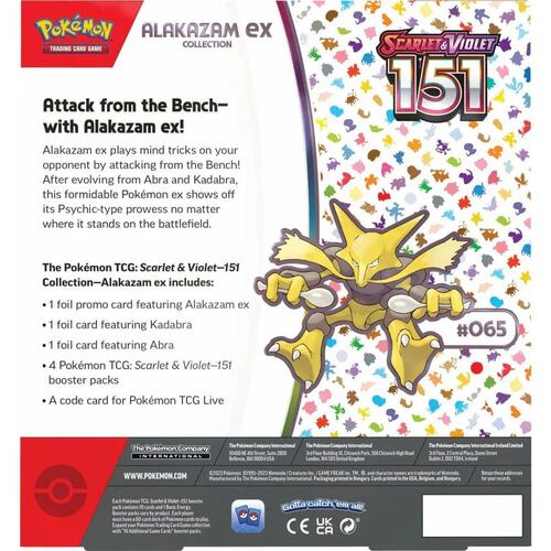 PTCG S&V 151 Collection Alakazam Ex Premium Collection