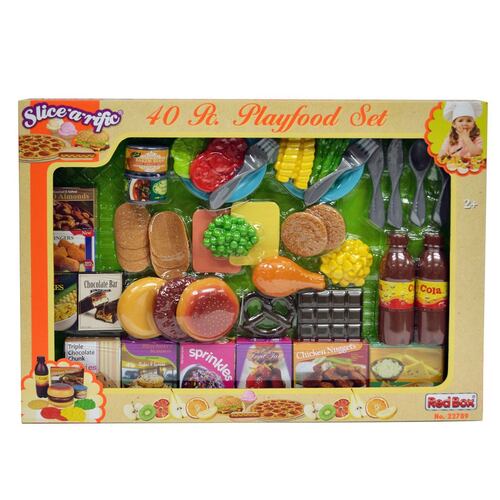 Juego de Comida de Juguete 40 Accesorios