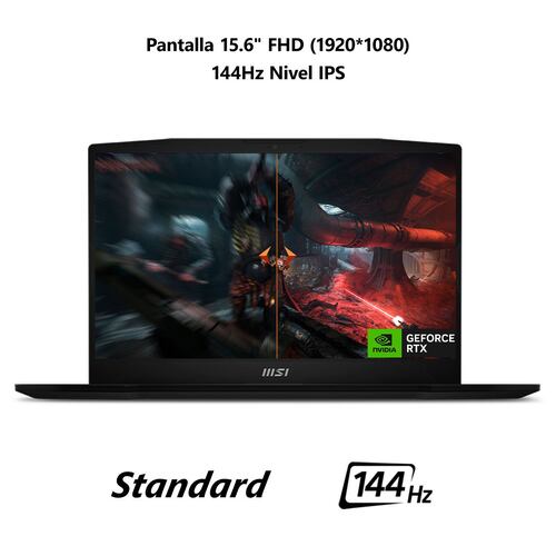 Laptop Gamer MSI Katana 15 B13VEK-839MX CORE I7 13VA 16GB RAM 512GB SSD RTX4050