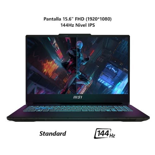 Laptop Gamer MSI Cyborg  15 A12VE-477MX CORE I5 12VA 8GB 512GB RTX4050 + Mouse