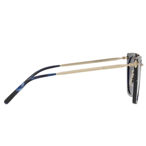 Oliver Peoples Dacette plata espejeado, armazón azul
