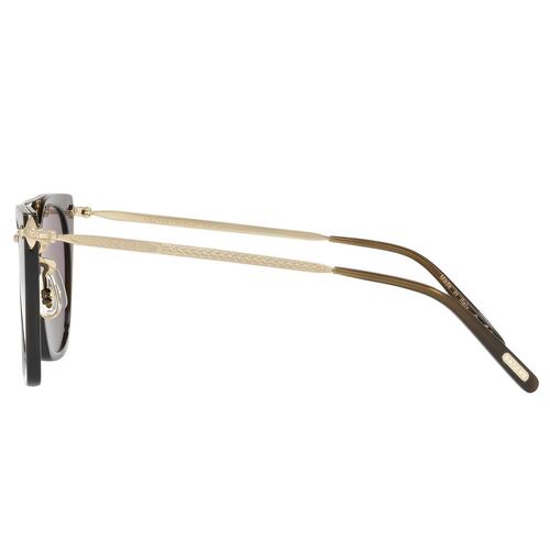 Oliver Peoples Dacette oro espejeado, armazón verde