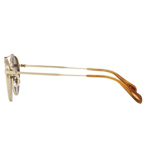 Oliver Peoples Watts Sun oro espejeado, armazón oro