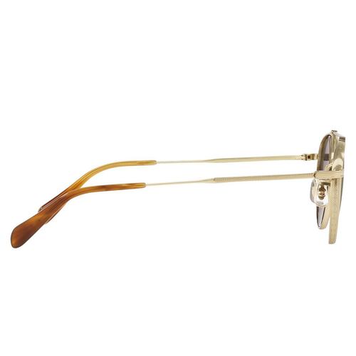 Oliver Peoples Watts Sun oro espejeado, armazón oro
