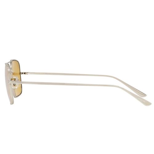 Oliver Peoples Victory LA, naranja espejeado, armazón plata