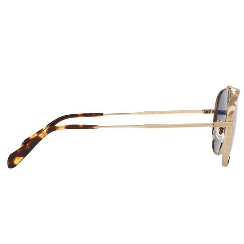 Oliver Peoples Rikson azul, armazón en titanio oro